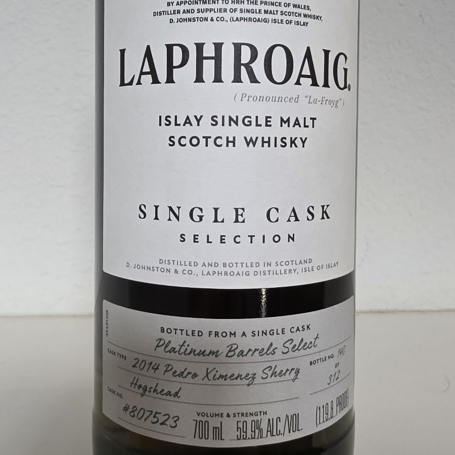 Lapgroaig Single Cask Selection 2014 PX Sherry