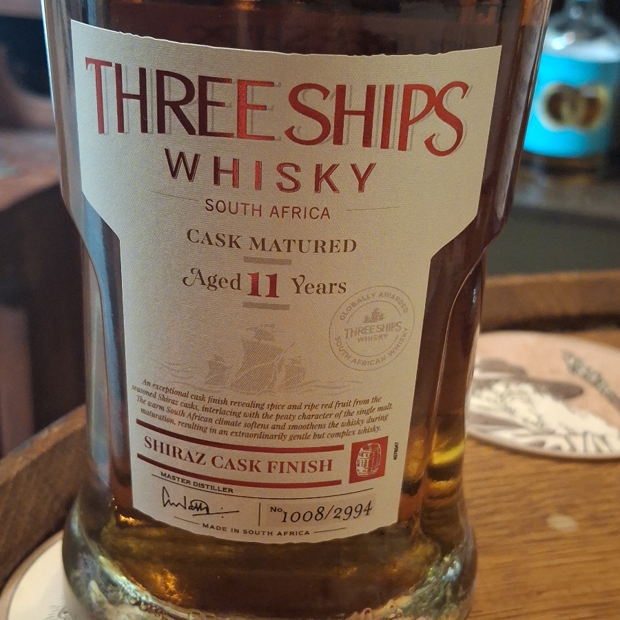 Three Ships 11 years Shiraz Cask Finish