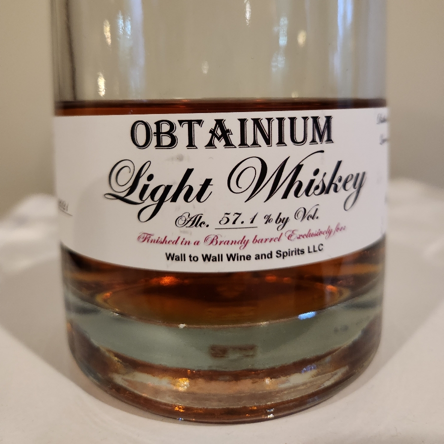 Obtainium Light Whiskey Brandy Barrel for Wall to Wall Spirits