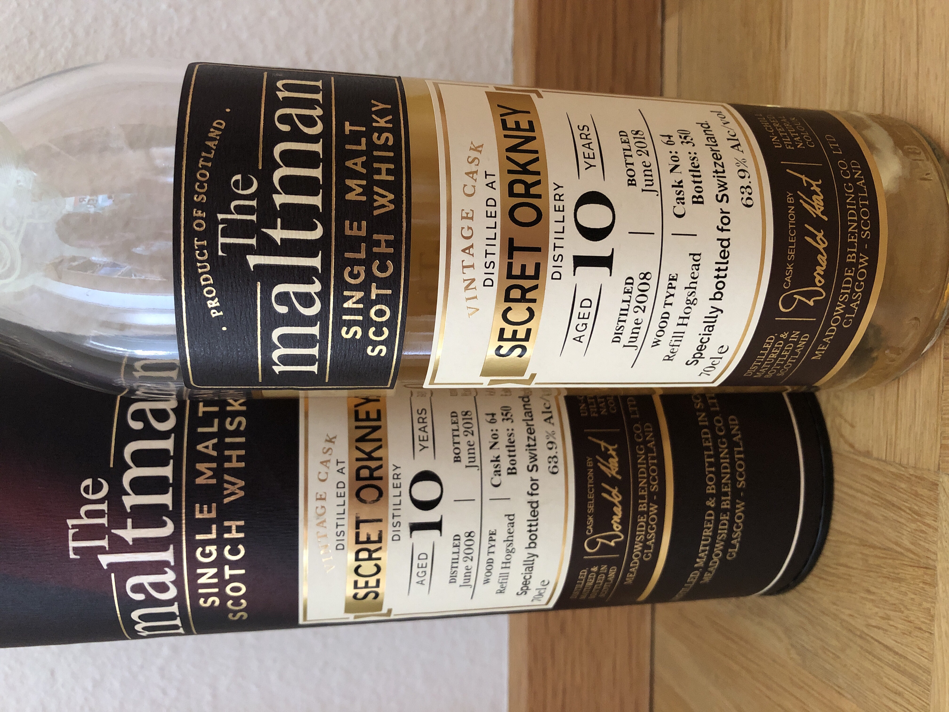 Secret Orkney Distillery 2008 10 Year (The Maltman)