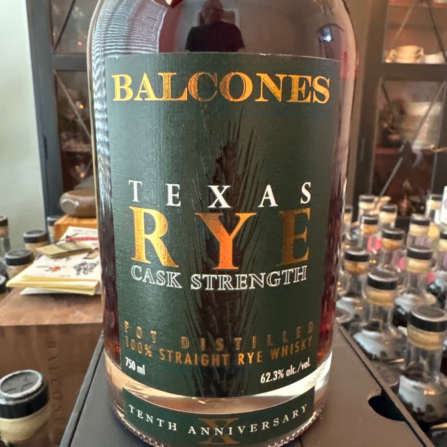 Balcones Texas Rye Cask Strength - Xth Anniversary - RCS17-1 - 12/7/17