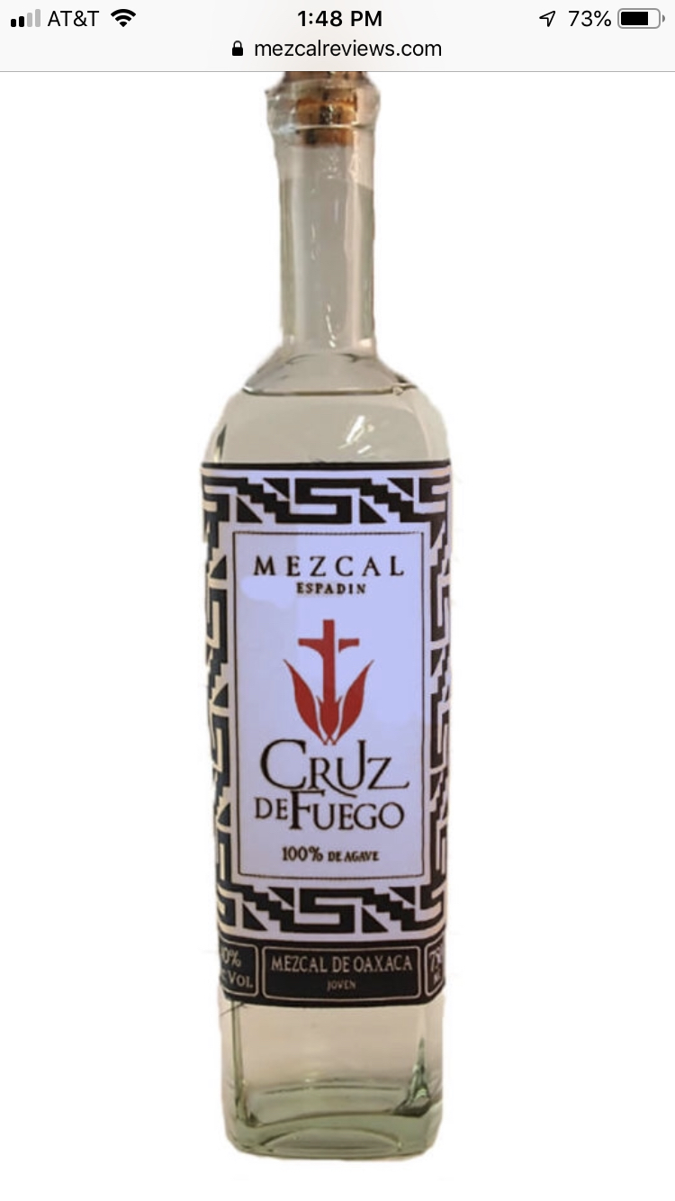 Cruz de Fuego mezcal