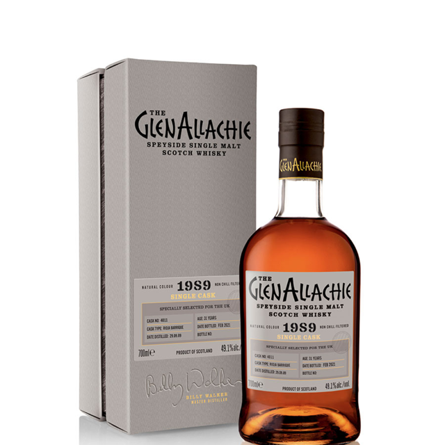 Glenallachie Single Cask 1989 31 YO Rioja Barrique