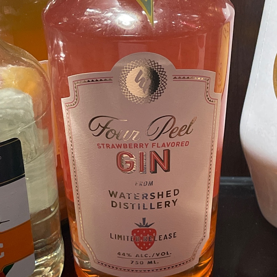 Four Peel Strawberry Flavored Gin
