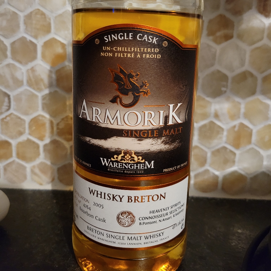 Armorik Breton Single Malt Whisky Single Cask