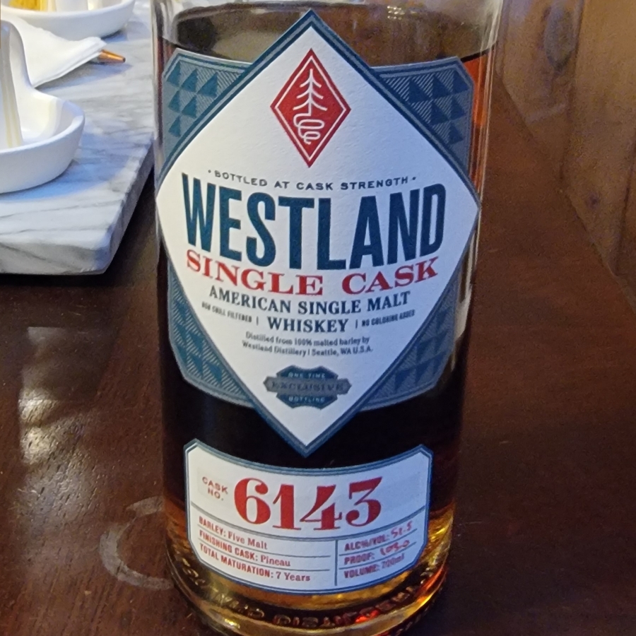 Westland Single Cask # 6143