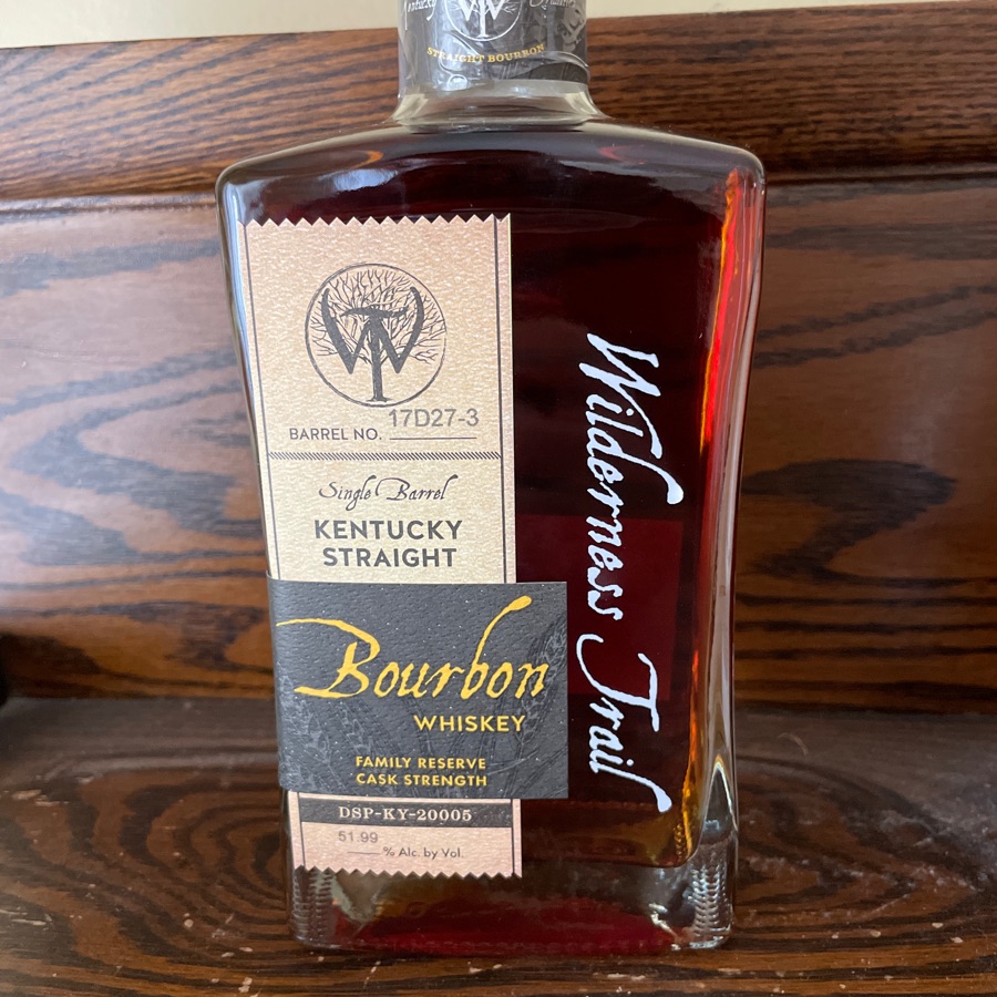 Wilderness Trail Bourbon Whiskey family reserve cask strength