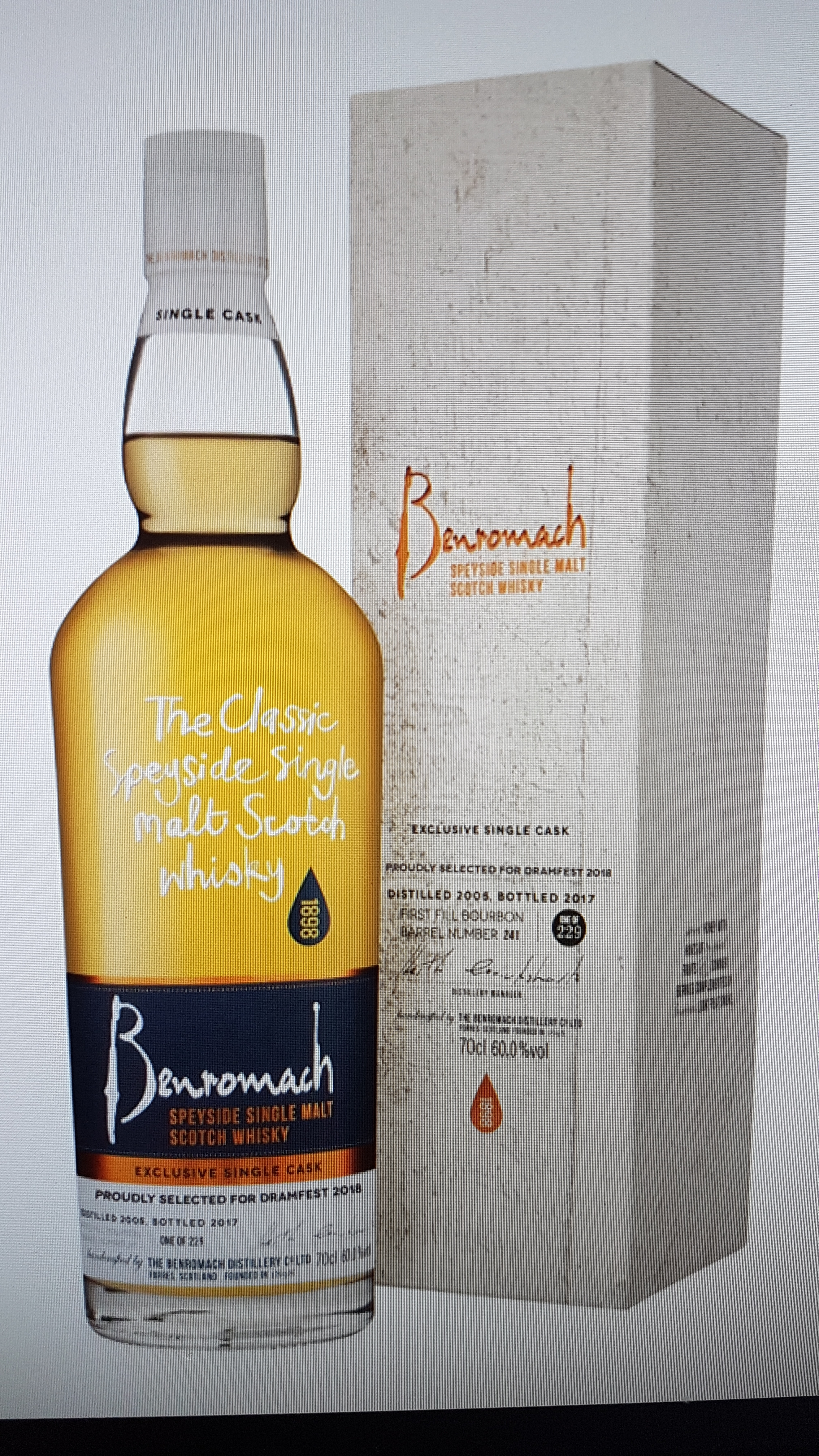Benromach - 2005 - Dramfest 2018 Bottling