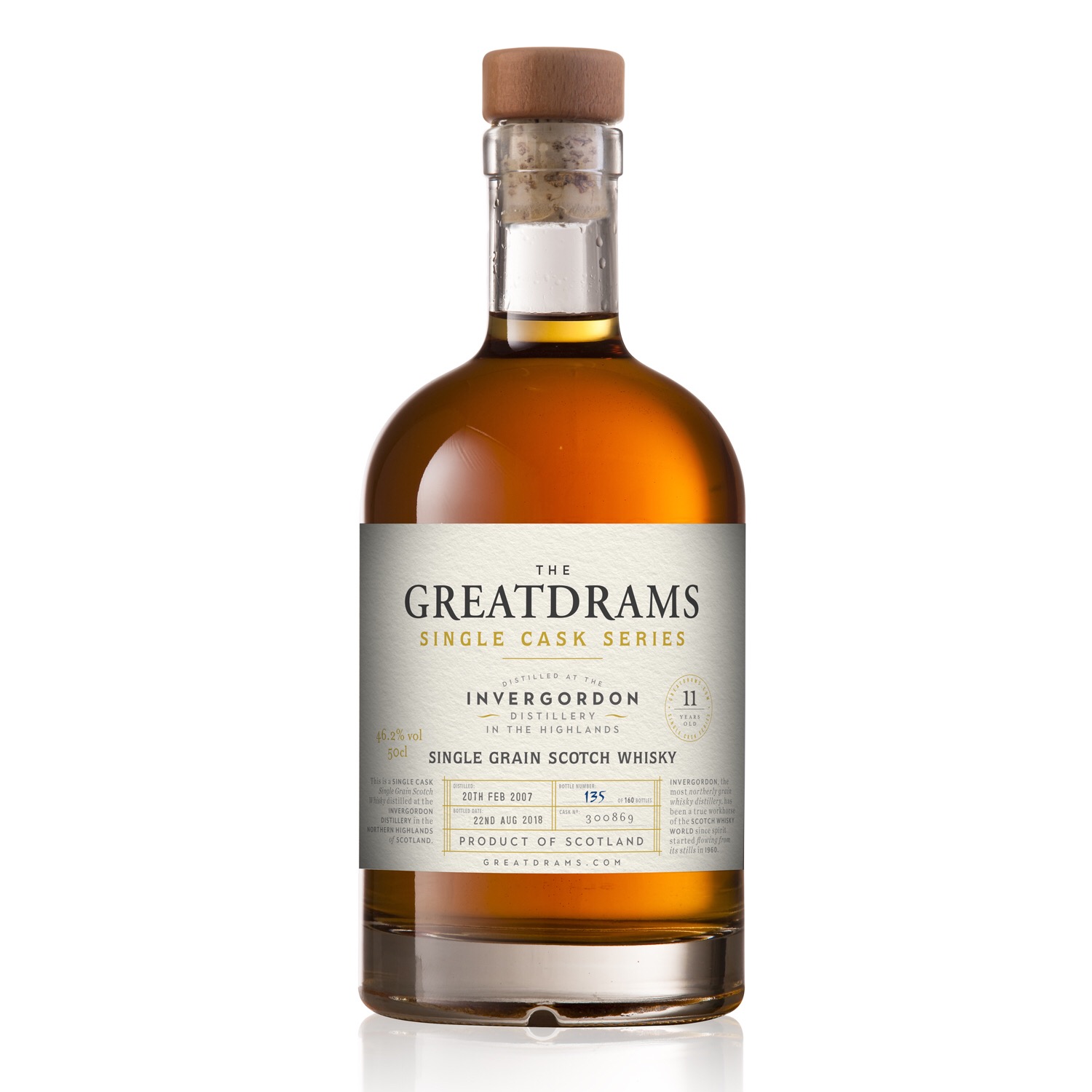 GreatDrams Invergordon 11 Year Old Single Cask Series