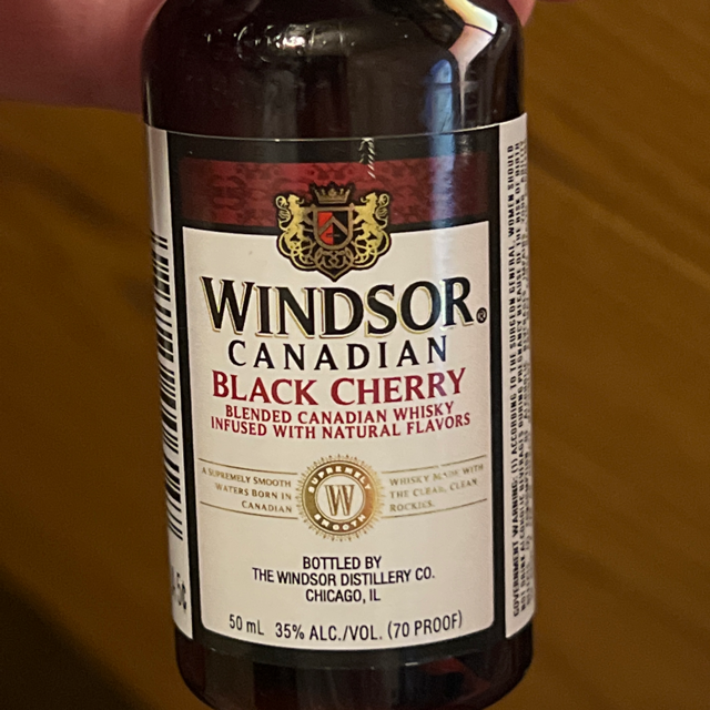 Windsor Canadian Black Cherry Whiskey