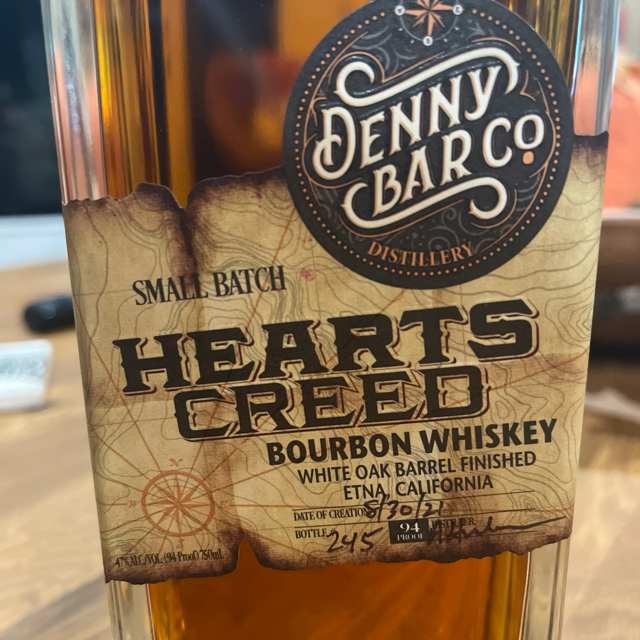 Denny Bar Co. Hearts Creed