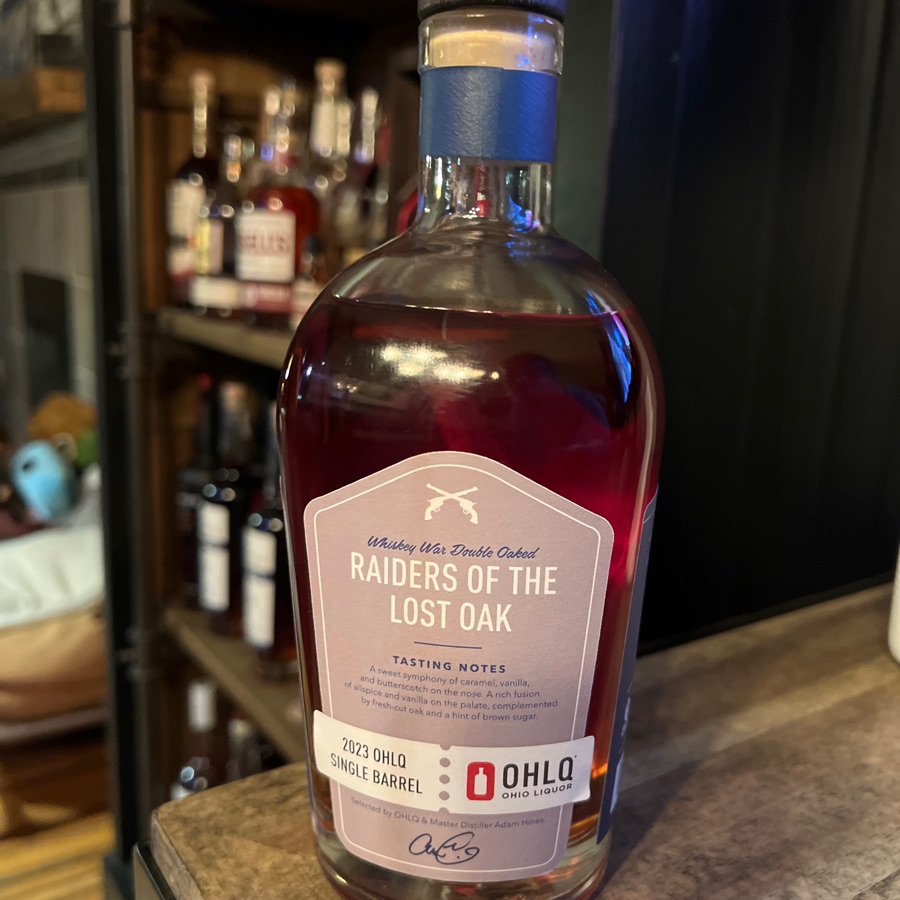 whiskey war double oaked Raiders of the lost oak