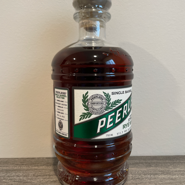Peerless Single Barrel Kentucky Straight Rye (Mash & Journey, Strawberry Grooves)