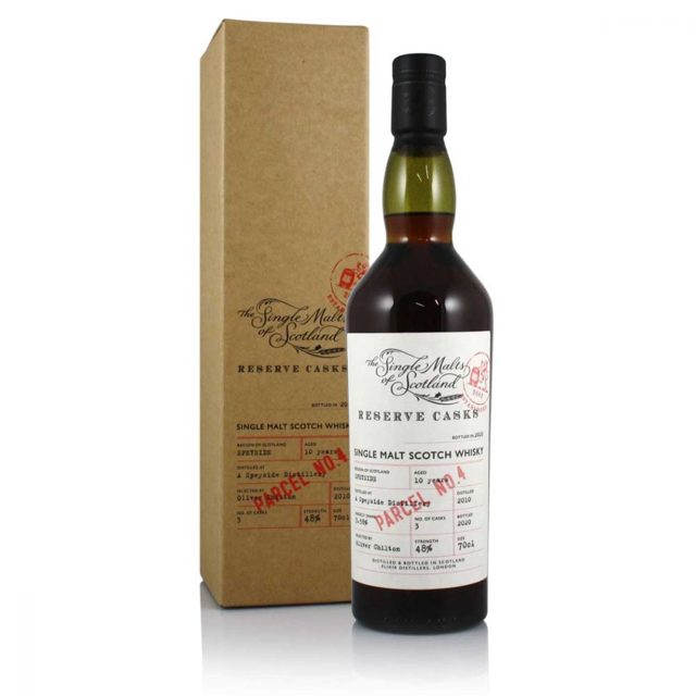 A Speyside Distillery 10 Year Old (Single Malts of Scotland) Reserve Cask Parcel No 4