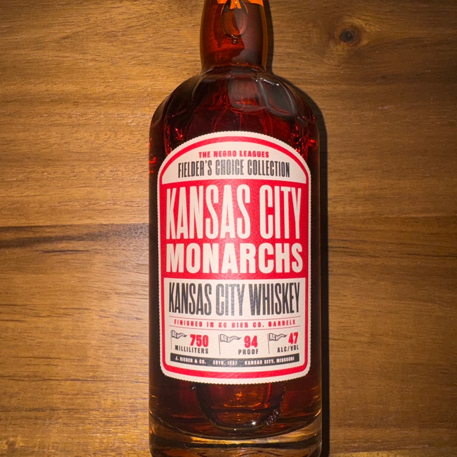 Rieger's Kansas City Whiskey - The Negro Leagues Fielder's Choice Selection - Kansas City Monarchs