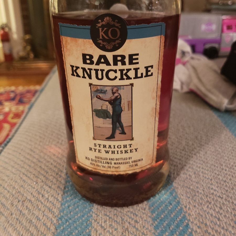 Bare Knuckle Straight Rye Whiskey