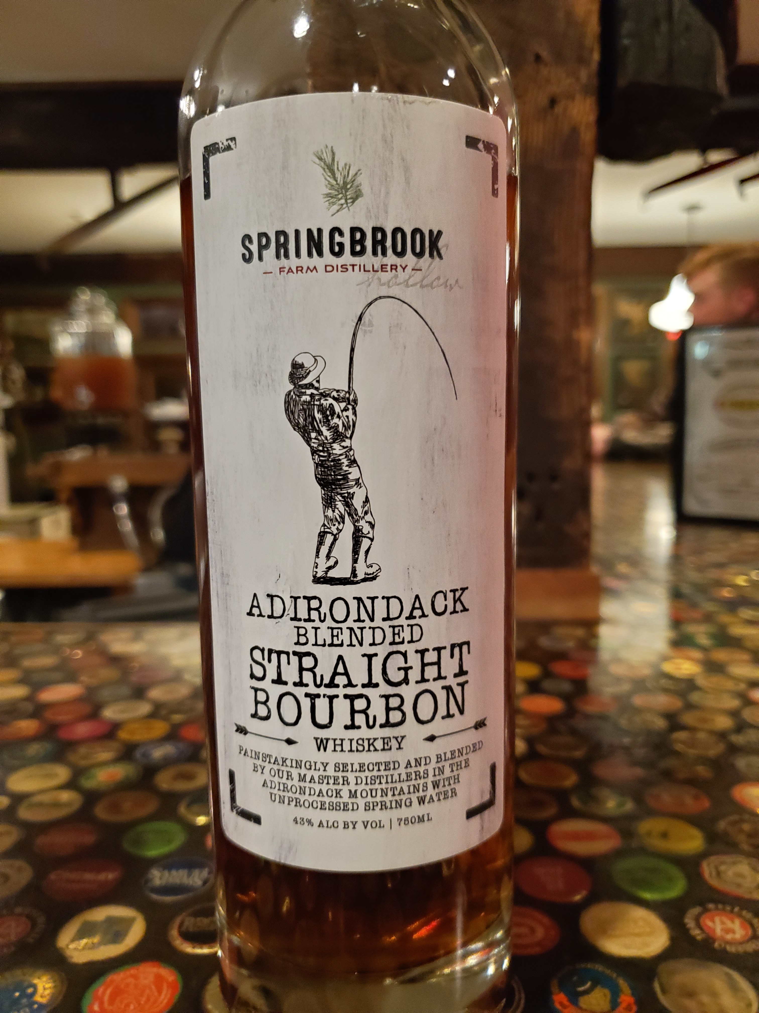Adirondack blended straight bourbon whiskey