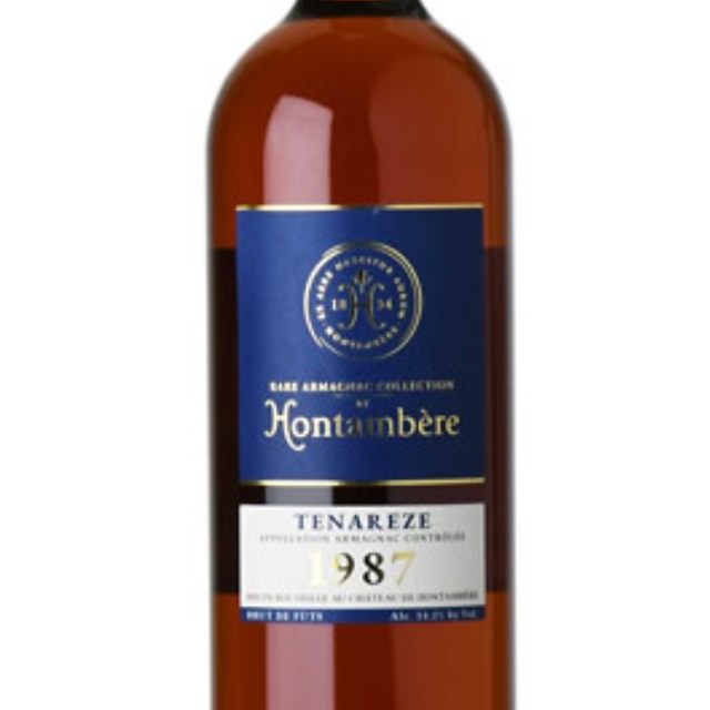 1987 Rare Armagnac Collection By Hontambère (Domaine de Pouchegu) 33 Year Old Barrel No. H1 Brut de Fut Ténarèze Armagnac