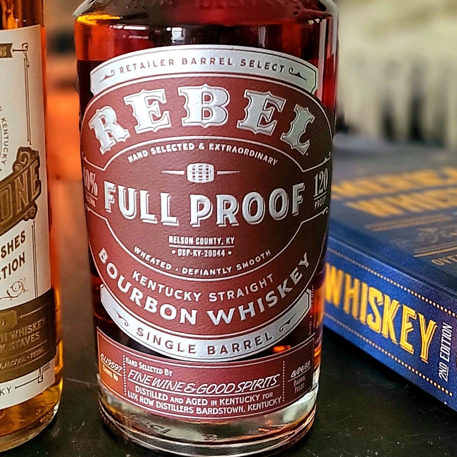 Rebel Full Proof Single Barrel Bourbon Whiskey (Selected by FWGS)