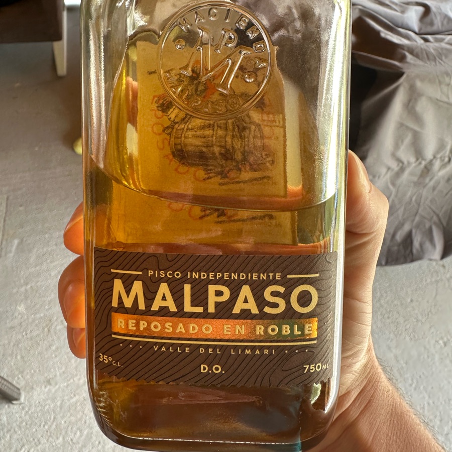 MalPaso Pisco Reposado en Roble