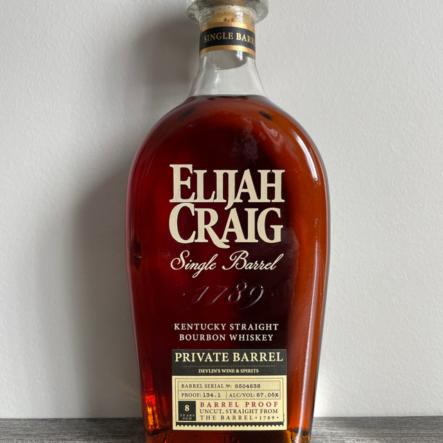 Elijah Craig Single Barrel - Barrel Proof (Devlin's Wine & Spirits)