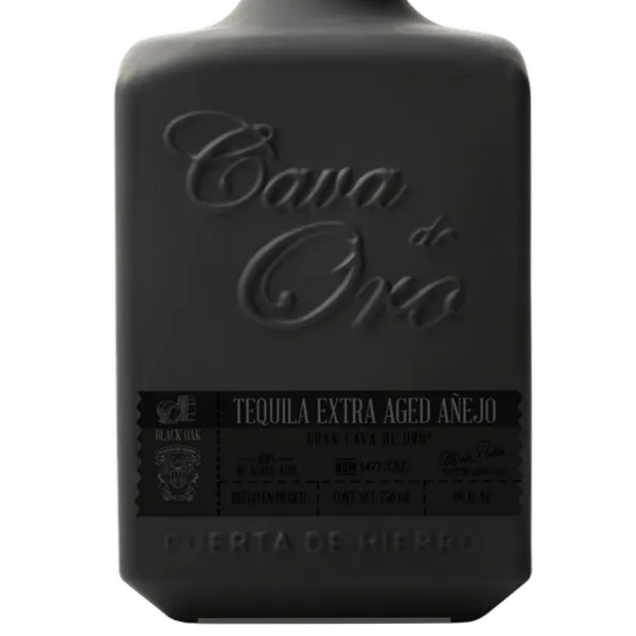 Cava de Oro Extra Aged Anejo Black Tequila