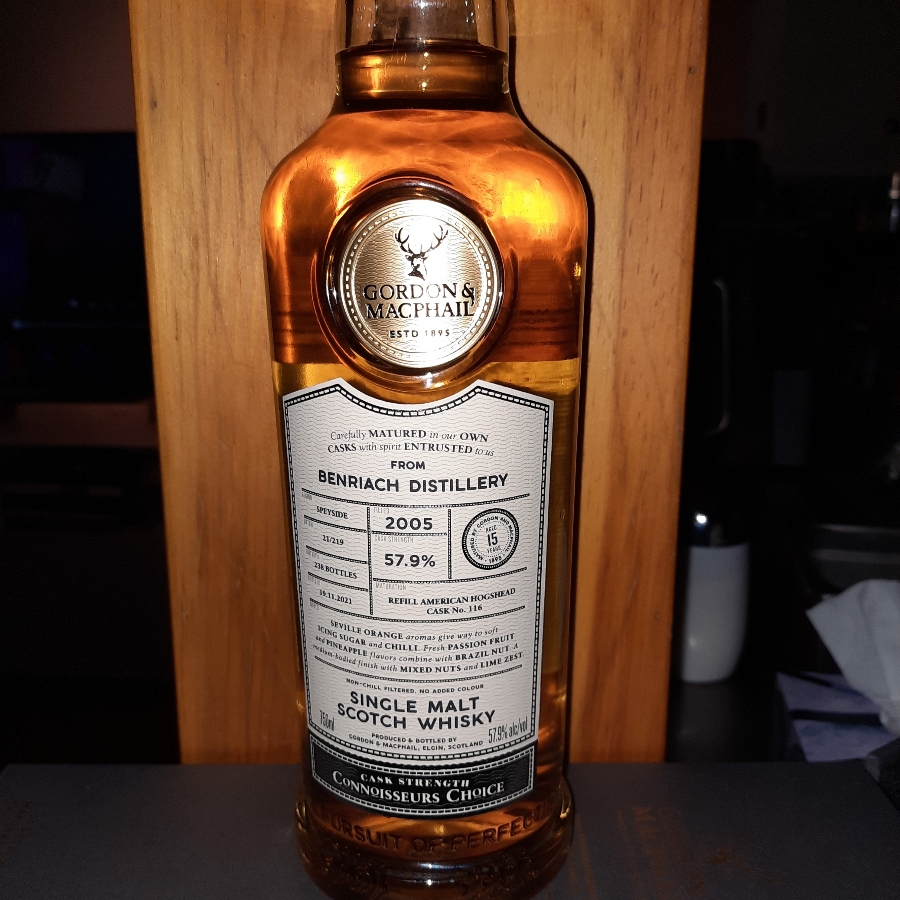 Benriach 2005 15 Year Connoisseurs Choice Cask Strength (Gordon & MacPhail)