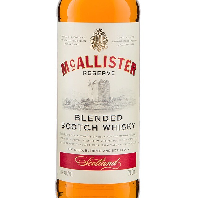McAllister Reserve Blended Scotch