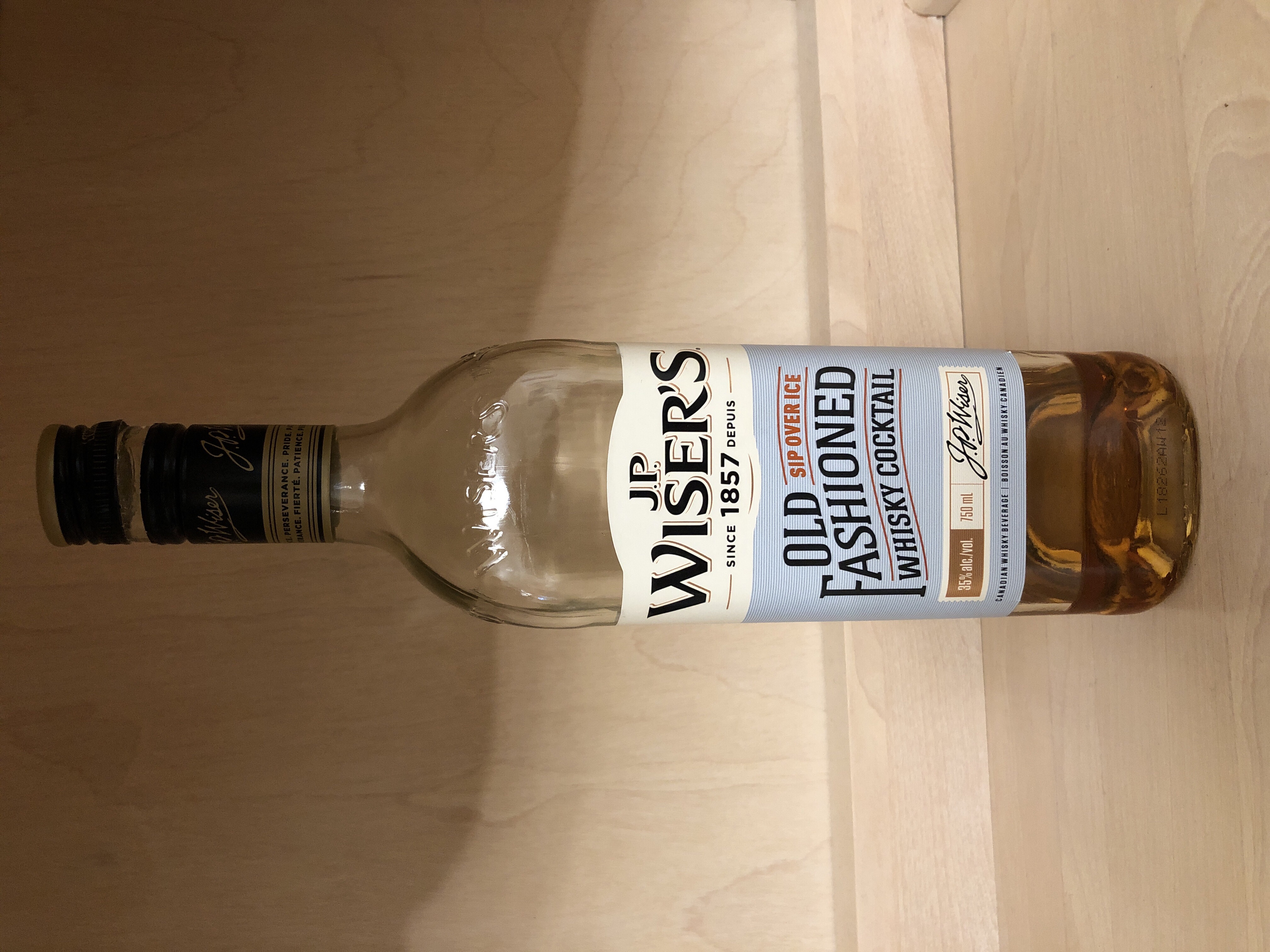 J.P. Wiser's Old Fashioned Whisky Cocktail