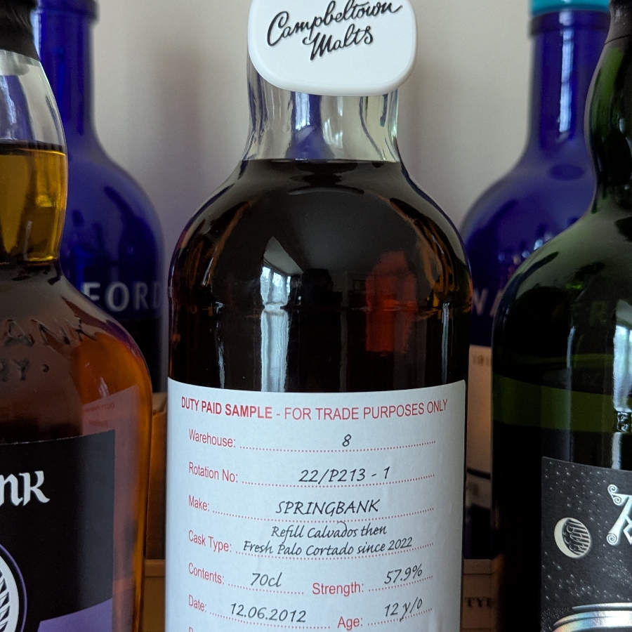 Springbank 12 Year Old Palo Cortado