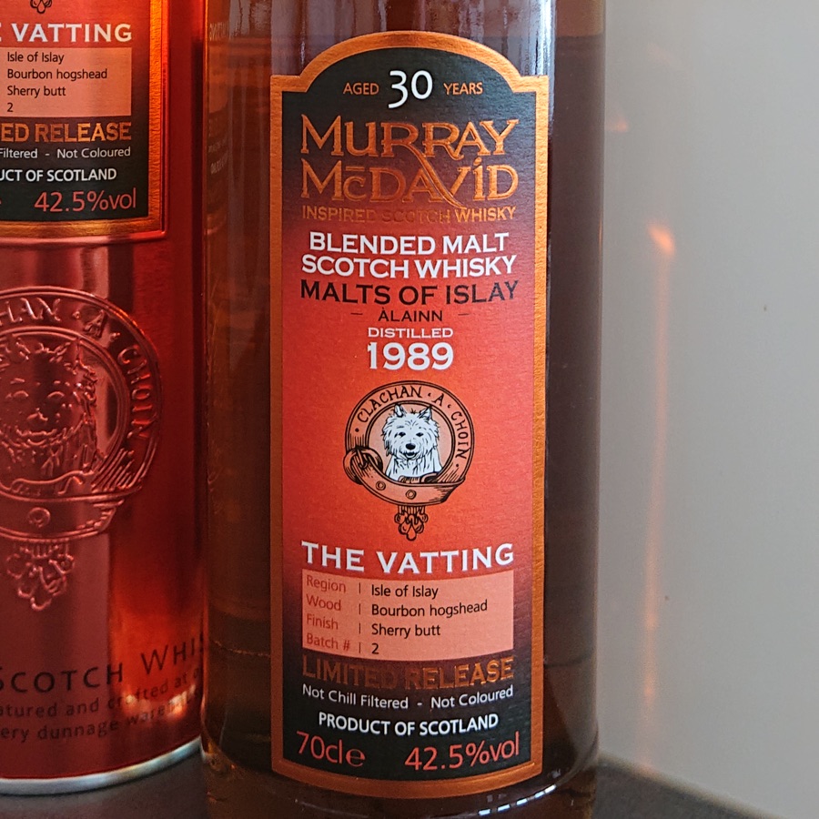 Malts Of Islay Àlainn 1989 30 Year The Vatting (Murray McDavid)
