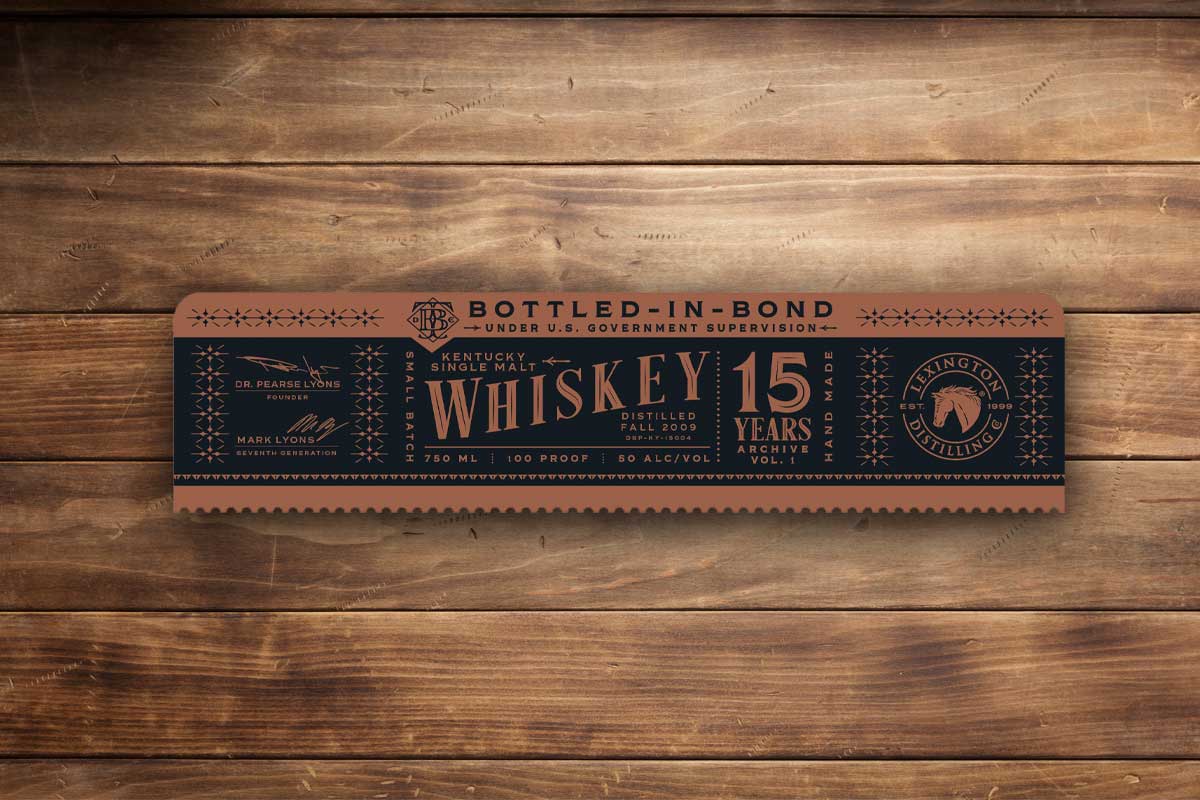 Town Branch 15 Year Bottled in Bond Kentucky Single Malt