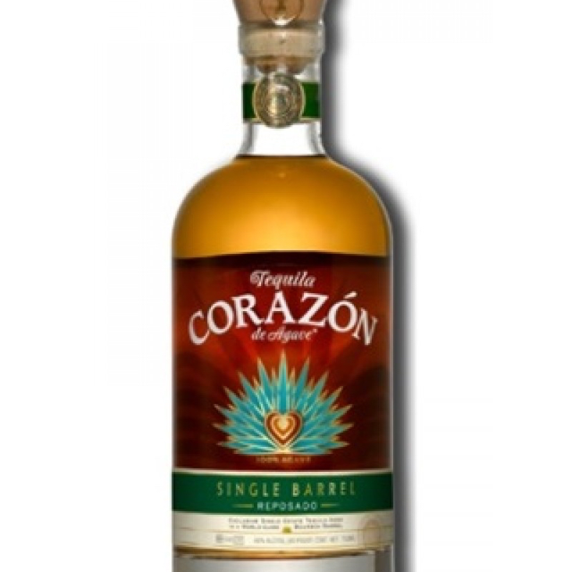 Corazon De Agave Single Barrel Reposado Tequila Aged In Blanton's Bourbon Barrels