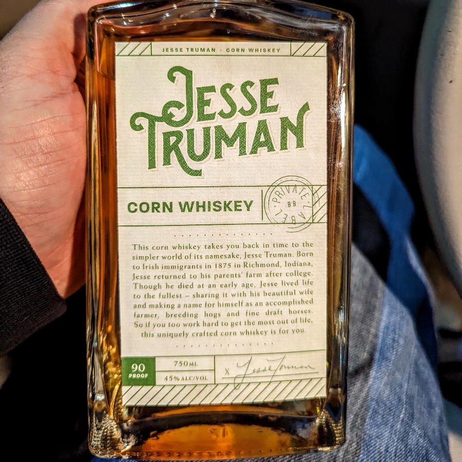 Jesse Truman Corn Whiskey