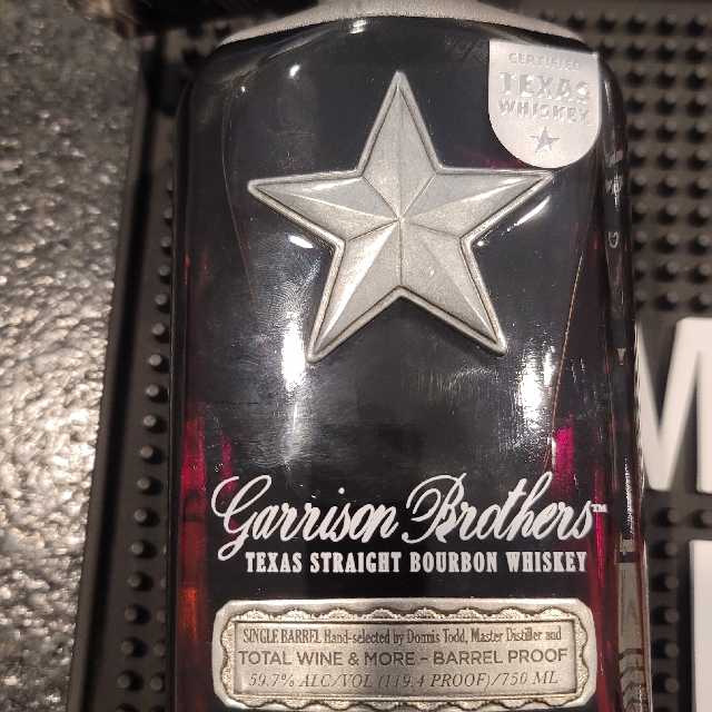 GARRISON BROTHERS BARREL PROOF TOTAL WINE 119.4 PROOF