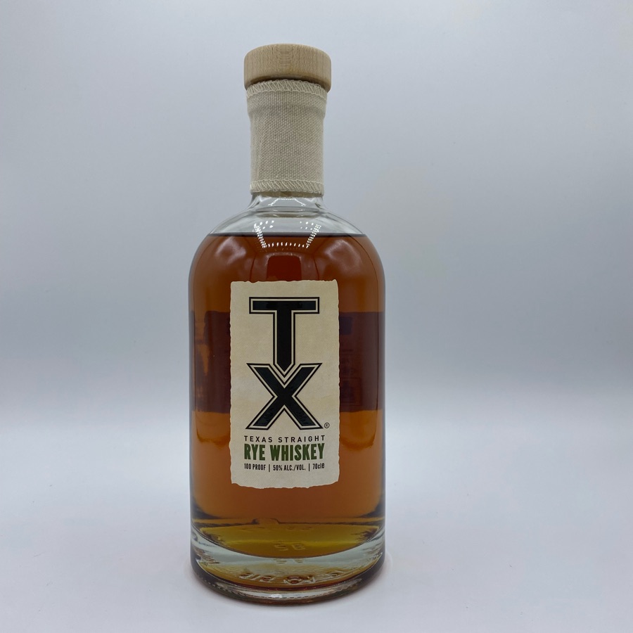 TX texas straight rye whisky