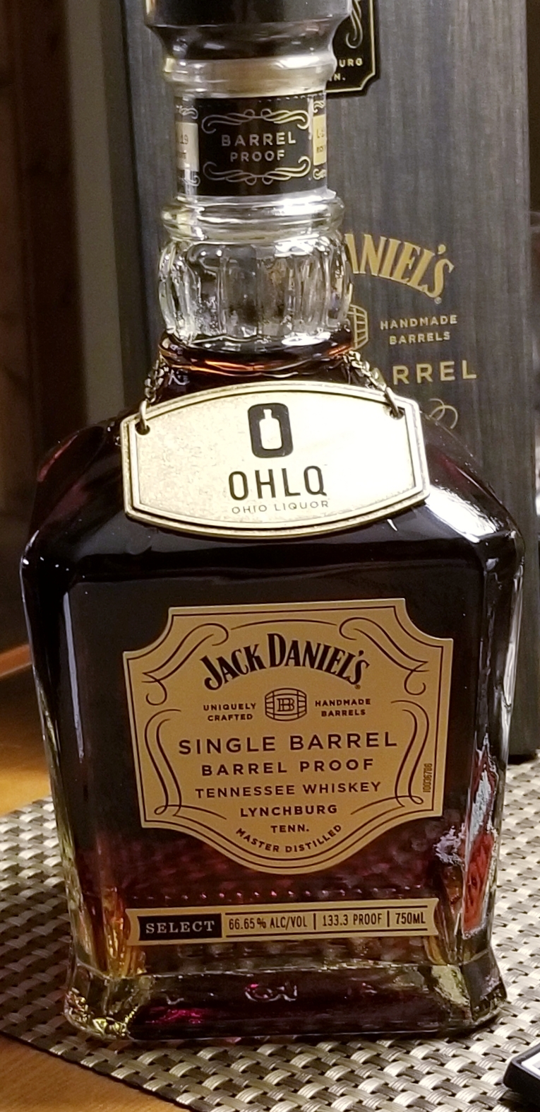 Jack Daniel's Single Barrel Barrel Proof  OHLQ pick