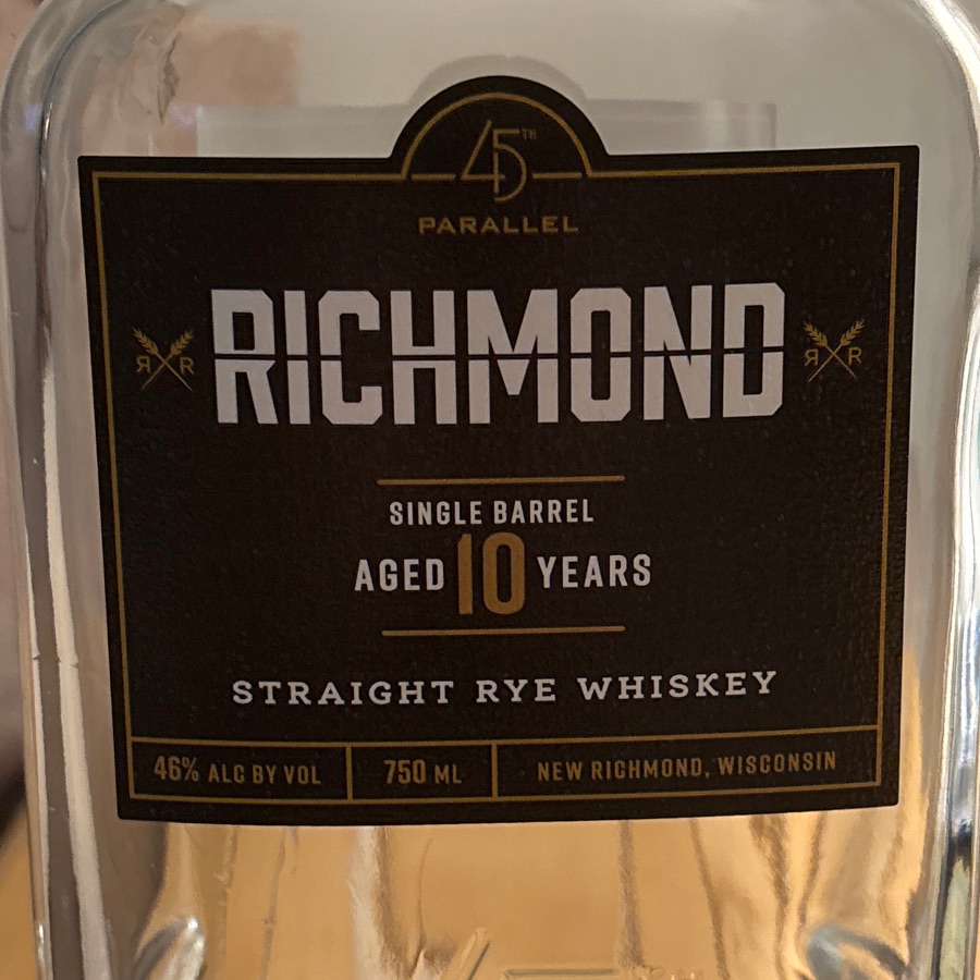 Richmond Straight Rye