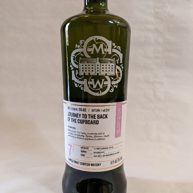 Journey to the Back of the Cupboard 28.62 (SMWS)