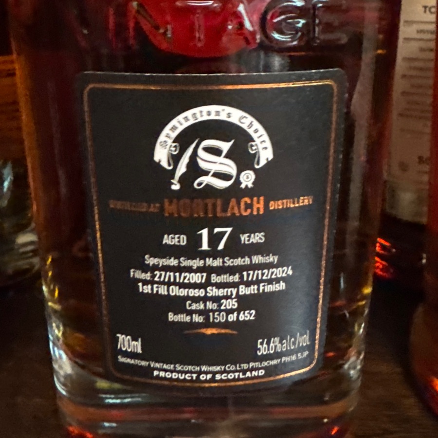 Mortlach 17 (Signatory) 2007
