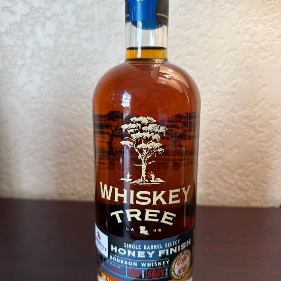 Whiskey Tree single barrel (honey finished)