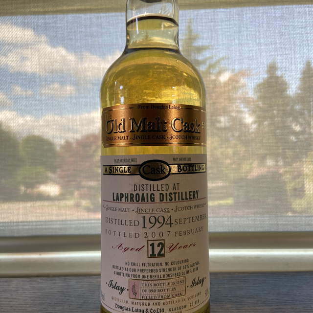 Douglas Laing/Old Malt Cask Laphroaig 12 DL#3338
