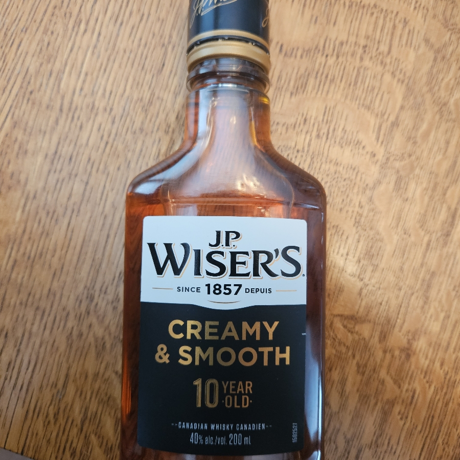 J.P. Wiser's Creamy & Smooth 10Y