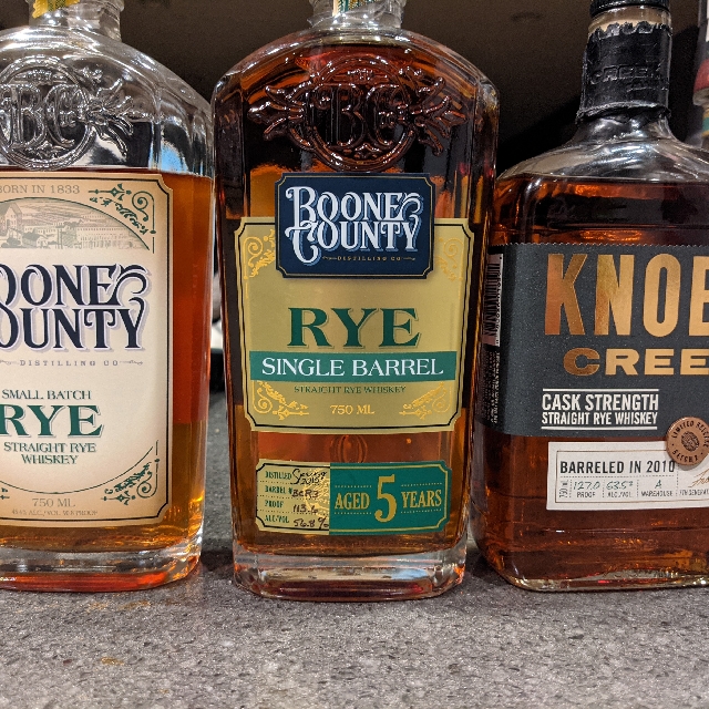 Boone County 5 Year Single Barrel Rye