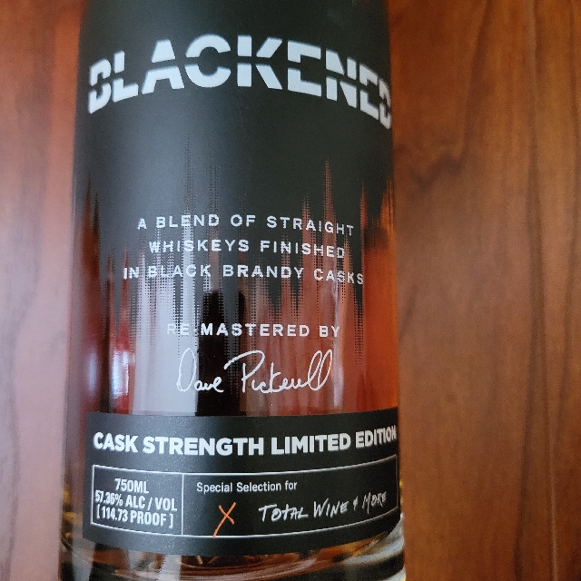 Blackened Cask Strength Batch 121 (Total Wine)