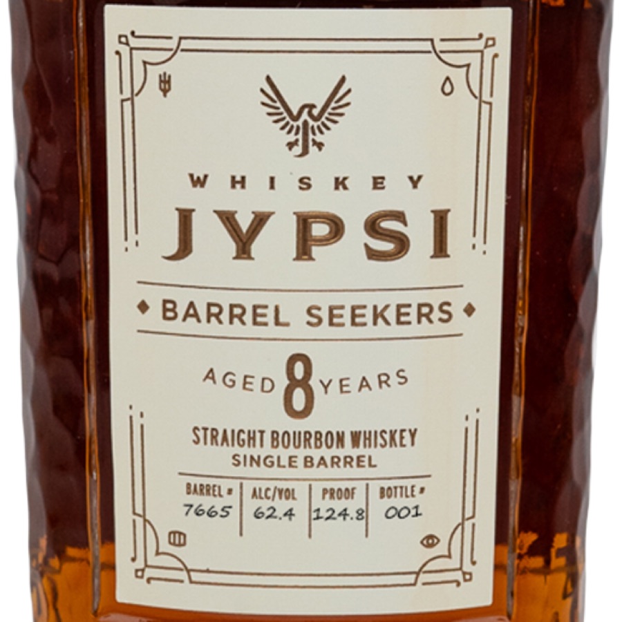 Whiskey JYPSI Barrel Seekers Barrel # 7665 Straight Bourbon Whiskey