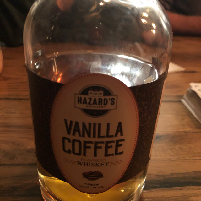 Hazard's Vanilla Coffee Flavored Whiskey