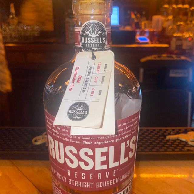 Russell's Reserve BSM Dumpster Fire