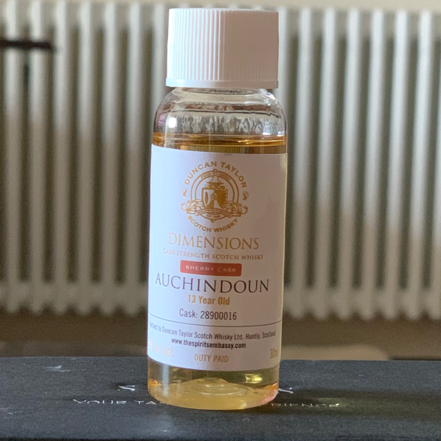 Auchindoun 13 Year Old Sherry Cask (Duncan Taylor Dimensions, Cask 28900016)