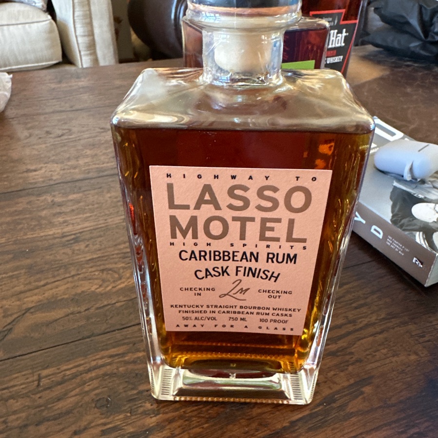 Lasso Motel Caribbean Rum Cask Finish Kentucky Straight Bourbon Whiskey